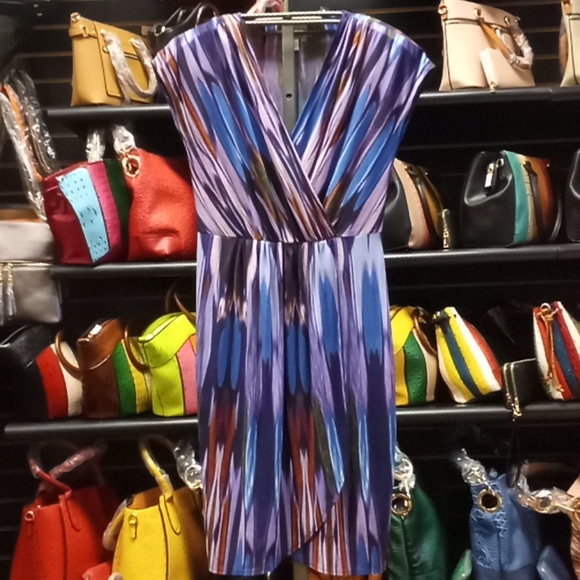 Anthropology- Donna Morgan Striped Dress👗 - Picture 2 of 14